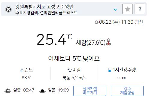 위 그림은 사진 입니다. 아래 본문 내용에서 날씨 상황을 정확히 알 수 있습니다.
