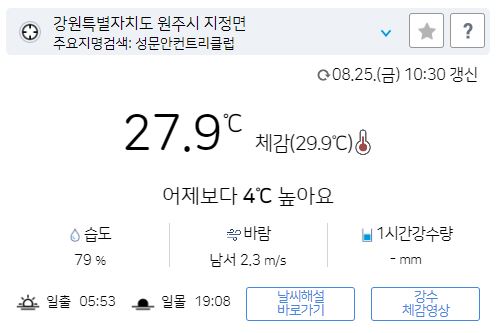 위 그림은 사진 입니다. 아래 본문 내용에서 날씨 상황을 정확히 알 수 있습니다.