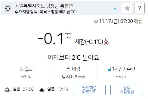 위 그림은 사진 입니다. 아래 본문 내용에서 날씨 상황을 정확히 알 수 있습니다.